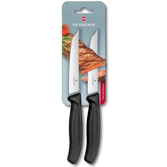 Victorinox 6.7903.12B İkili Blisterli 12 cm Steak-Biftek Bıçağı