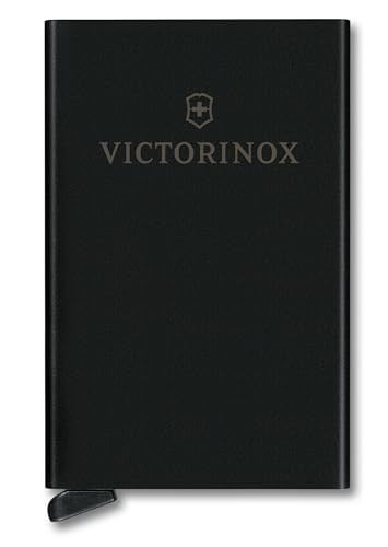 Victorinox Altius Secrid Essential Card Wallet, 10 cm, Siyah, Alüminyum, 612677| RFID, Siyah, S, Gündelik