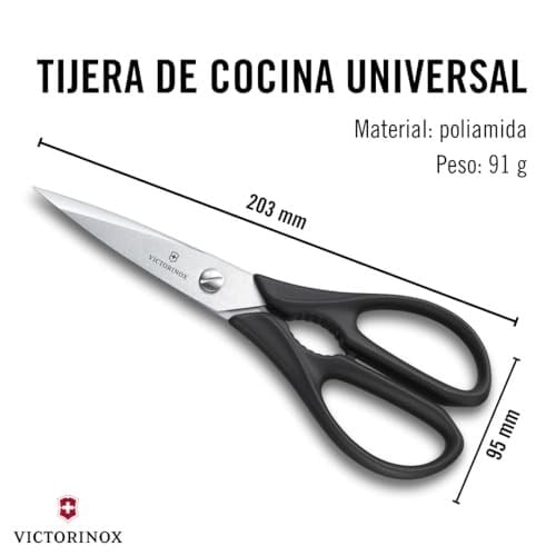 Victorinox Evrensel mutfak makası paslanmaz siyah 20 cm, 7.6363.3
