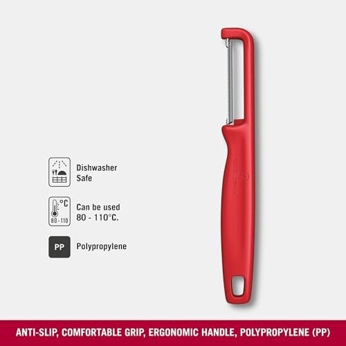 Victorinox IOTA Tırtıklı Kenar Çift Taraf Kırmızı Soyacak, 6.0943.1