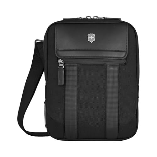 Victorinox İsviçre Tasarımlı Crossbody Çanta, Architecture Urban 2, Erkekler ve Kadınlar için Çanta, 6 Litre, Siyah, 653351, Siyah, S, İş