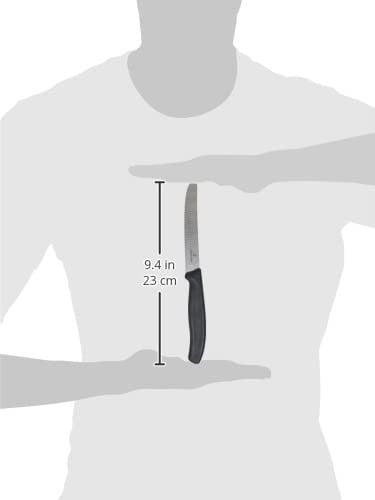 Victorinox Mutfak bıçağı seti, 2 adet (11 cm, ekstra keskin dalgalı kesim, sofra bıçağı, ergonomik sap, bulaşık makinesinde yıkanabilir)