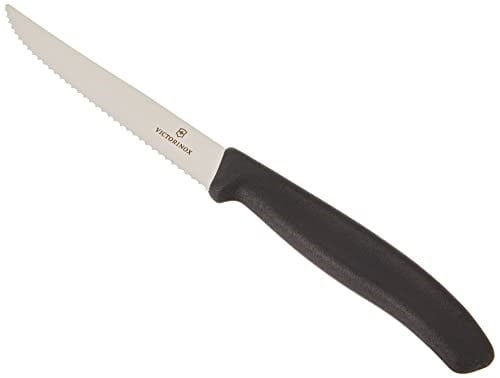 Victorinox sofra çatal bıçak seti ile biftek bıçağı, plastik, siyah, 40 x 25 x 3 cm, 12-birim