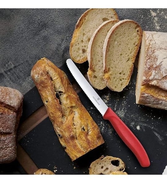 Victorinox Soyacak ve Sofra Bıçağı Seti, 2 Parça Kırmızı