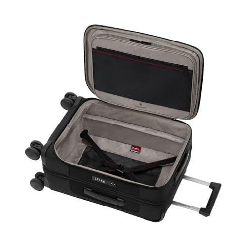 Victorinox Werks Traveler 7.0, Frequent Flyer Carry-On, 8-Wheel Softside Genişletilebilir Kabin Kılıfı, Siyah