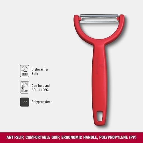 Victorinox YPSO Tırtıklı Kenar Çift Taraf Kırmızı Soyacak, 6.0963.1