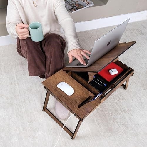 Vigo Wood - BT201 Katlanır Ayaklı Laptop Çalışma Sehpası