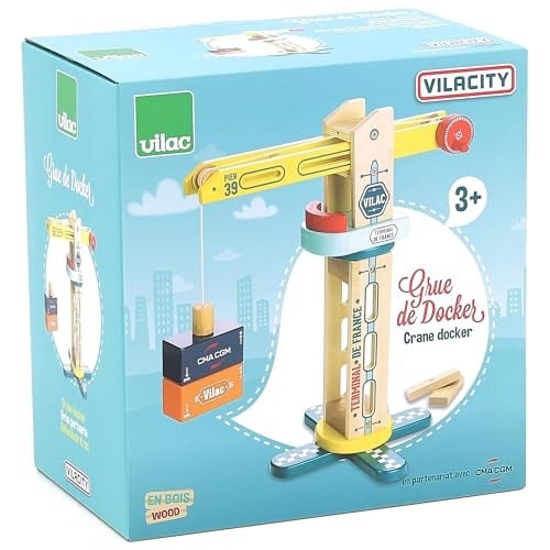 Vilac – 2357 – kran-Docker dönebilir ve ile