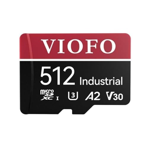 Viofo High Endurance 512GB Class 10 A2 V30 100MB/s Okuma 90MB/s Yazma Micro SD Hafıza Kartı