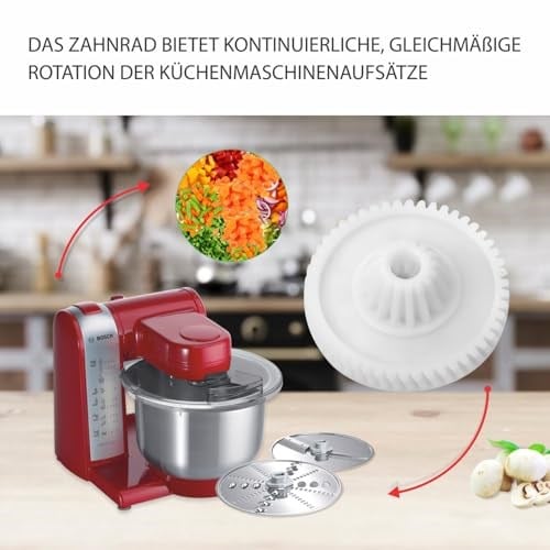 VIOKS Bosch Siemens 00177498 177498 için dişli çark alın dişlisi tahrik dişlisi yedek mutfak robotu küçük mutfak aleti MUM4 MUM5 yedek dişli/mutfak robotu aksesuar parçaları