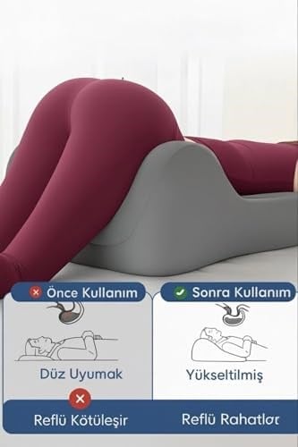 VISCORA Çiftler İçin Yakınlık Yastığı 3D Ergonomik Kama Tasarım Kalça, Bel, Boyun ve Bacak Destekli