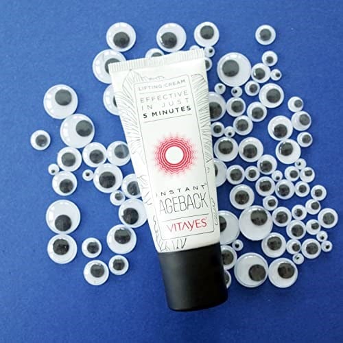 VITAYES Insant Ageback Anında Etkili Yüz Germe ve Sıkılaştırma Kremi - Göz Altı Torbaları ve Kırışıklıklarında Etkili Yüz Bakım Kremi - 15 ml - Seçenekler: 7ml, 15ml