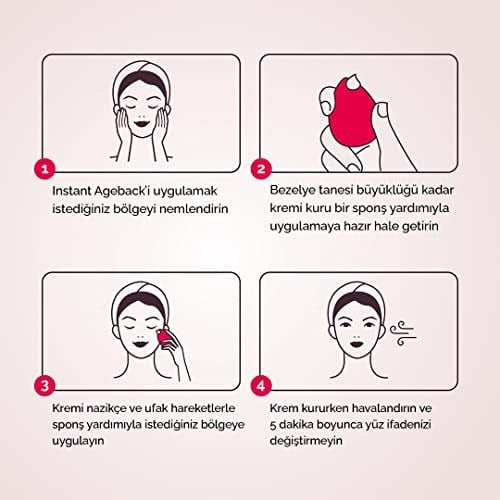 VITAYES Insant Ageback Anında Etkili Yüz Germe ve Sıkılaştırma Kremi - Göz Altı Torbaları ve Kırışıklıklarında Etkili Yüz Bakım Kremi - 15 ml - Seçenekler: 7ml, 15ml
