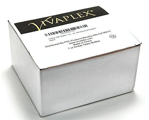 Vivaplex 12, Amber, 1oz Cam Şişeler, Cam Göz Damlalıklı
