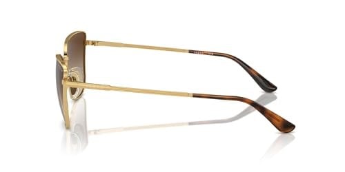 Vogue Eyewear VO4308S Güneş Gözlüğü, Altın/Kahverengi Gradyan, 56 mm, Altın, 56 mm