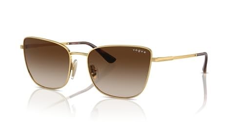 Vogue Eyewear VO4308S Güneş Gözlüğü, Altın/Kahverengi Gradyan, 56 mm, Altın, 56 mm