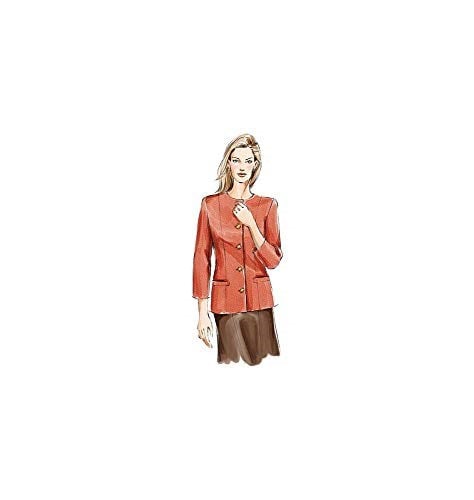 Vogue Patterns Kesim deseni, yün, çok renkli, beden D (12-14-16)