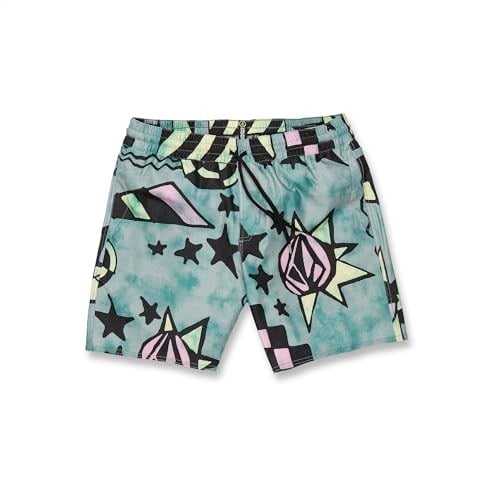 Volcom Chlorine Killer Stoney 43,18 cm Bagaj Şortu Mayo erkekler
