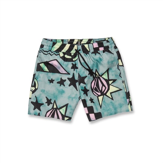 Volcom Chlorine Killer Stoney 43,18 cm Bagaj Şortu Mayo erkekler