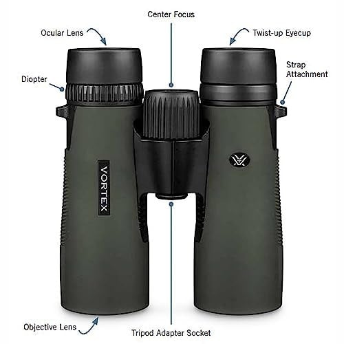 Vortex Optics Diamondback HD 12x50 New, DB-217, yeşil