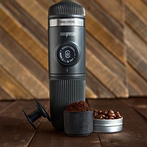 WACACO Nanopresso Barista Kit, Taşınabilir Espresso Makinesi için Aksesuar Nanopresso Çift Espresso, Lungo