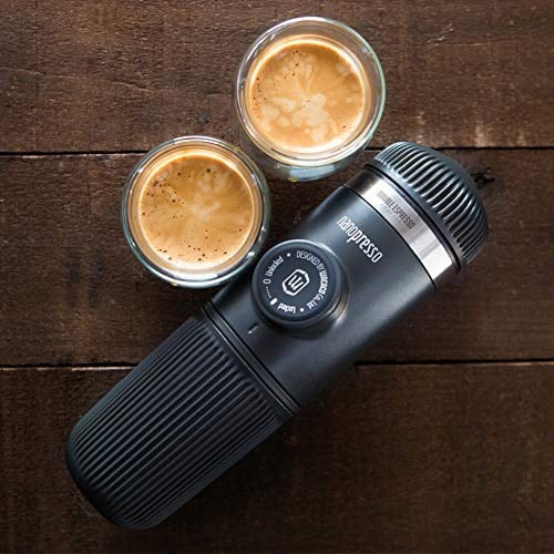 WACACO Nanopresso Barista Kit, Taşınabilir Espresso Makinesi için Aksesuar Nanopresso Çift Espresso, Lungo