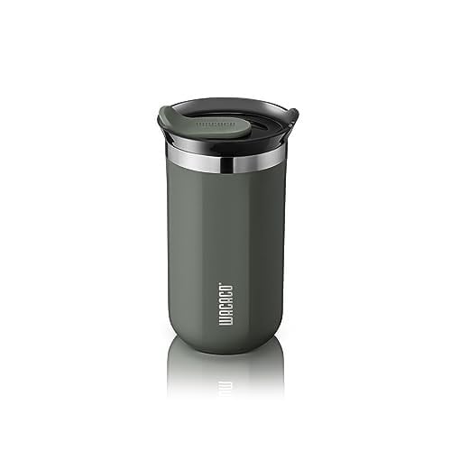 WACACO Octaroma Vakum İzoleli Kahve Kupa (Gri, 10 fl oz (300ml))