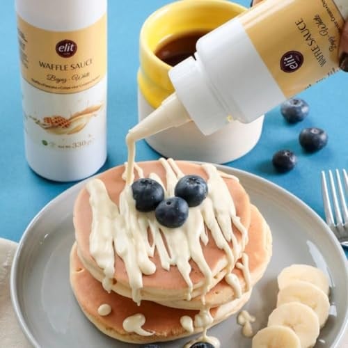 Waffle Krep Pankek Beyaz Krema Sos 330g Glutensiz