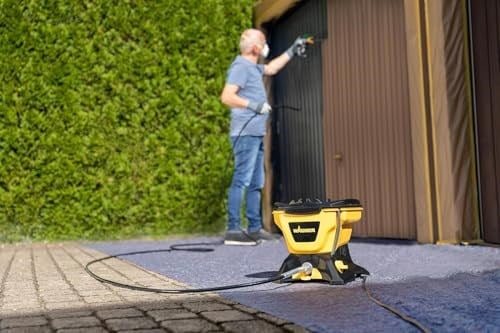 WAGNER Airless boya püskürtme sistemi Control 150M, duvar boyaları, cilalar, vernikler, ahşa & korozyon koruması için, iç ve dış mekanlarda, 0-900 ml/dak, 110 bar, hazne hacmi 5500 ml, hortum 7,5 m