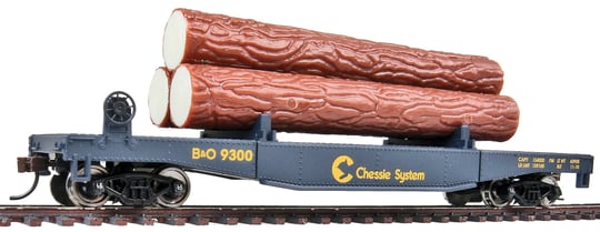 Walthers Trainline Walthers Trainline (R) Log Damperli Araba - Çalıştırmaya Hazır Chessie/Baltimore & Ohio #9300 (Mavi, Sarı), 931-1772 - Seçenekler: Chessie-Baltimore & Ohio 9300, Union Pacific 14972