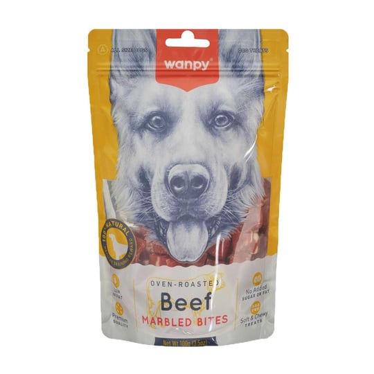Wanpy Marbled Köpek Ödül Et Parçaları 100 g