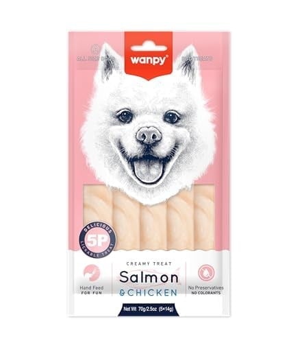 Wanpy Somonlu Tavuklu Krema Köpek Ödülü 5 X14 Gr