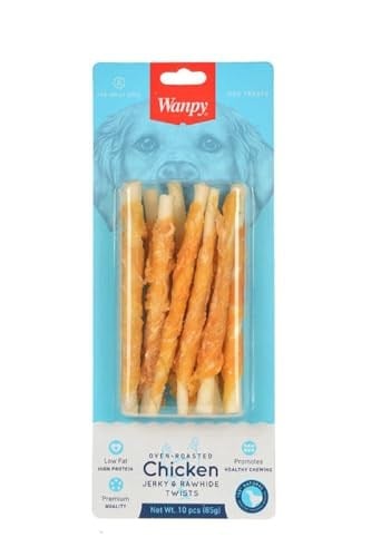 Wanpy Tavuk Sargılı Çiğneme Çubukları 85 g, Köpek Ödülü