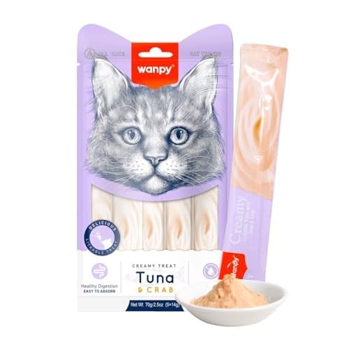 Wanpy Ton ve Yengeç Likit Kedi Ödülü 5x14gr