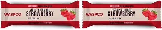 Waspco Vegan Çilekli Protein Bar 40g 2li paket