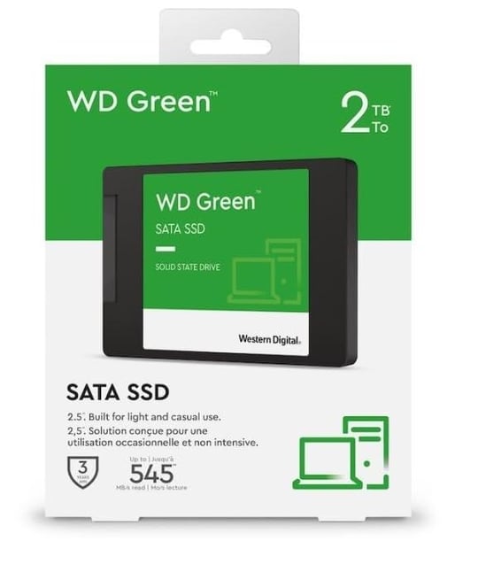WD Green SSD 1TB 2.5 545MB/s 465MB/s WDS100T3G0A