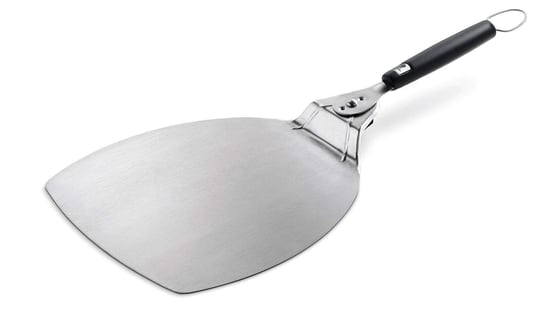 Weber® Pizza küreği, pizza küreği, pizza küreği, paslanmaz çelik, döner sap, yerden tasarruf sağlayan saklama için, pizza, ekmek vs. için, 6691