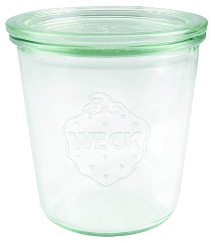 Weck Cam kavanoz 290 ml (yüksek kaliteli tek kullanımlık, cam kapaklı kavanoz; kaynatmak için; ısıya dayanıklı; mikrodalga fırına uygun; fırına uygun;  - Seçenekler: 290 ml (12 count), 500 milliliters