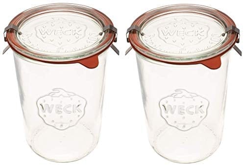 Weck Klasik Konserve Kavanozları, 750ml, 2li Paket