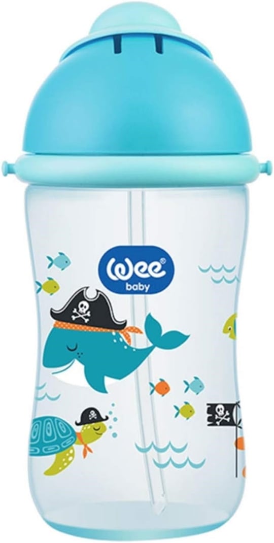 Wee Baby Pipetli Bardak 380 ml - Mavi