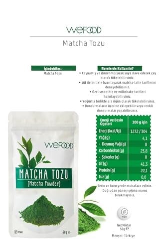 Wefood Matcha Tozu 50 gr 2li