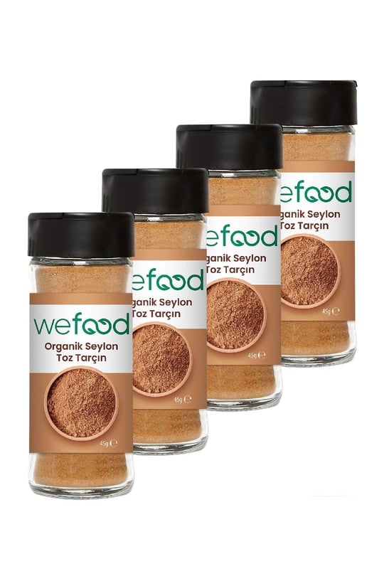 Wefood Organik Seylon Tarçın Tozu 45 Gr 4Lü