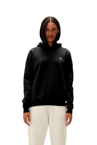 Welcome Hoodie Siyah Baskılı Kapüşonlu Kadın Sweatshirt S