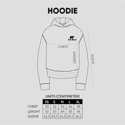 Welcome Hoodie Siyah Baskılı Kapüşonlu Kadın Sweatshirt S