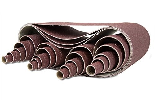 WEN 6524SP240 240-Grit Kombinasyon Kemer ve Kol Zımpara Seti, 24lü Paket