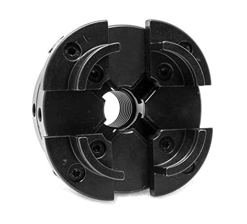 WEN LA4444 10 cm 4-Çeneli Kendinden Merkezlemeli Mandren Seti, 2,5 cm x 8TPI Dişli