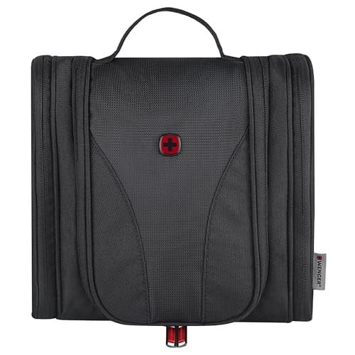 Wenger 611877 Hanging Toiletry Kit Black Unisex Yetişkin Bagaj Tek Boyut, Siyah, Düzenleyici, Siyah, Düzenleyici