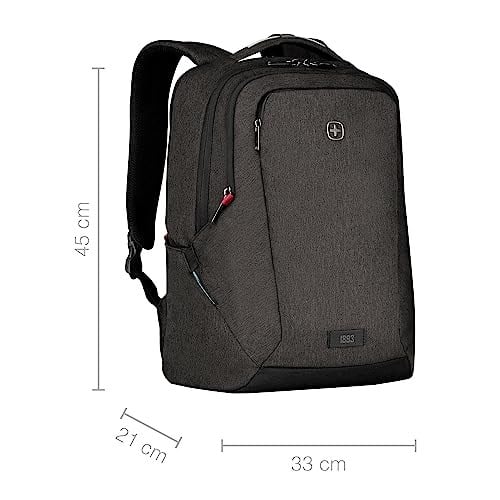 Wenger MX ECO Light dizüstü bilgisayar sırt çantası, tablet bölmeli, 16 inçe kadar dizüstü bilgisayar, 10 inçe kadar tablet, düzenleyici, 19 l, kadın, erkek, ofis, iş, seyahat, - Seçenekler: İş, Gidip