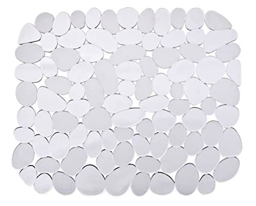 Wenko 2003010100 Lavabo Altlığı Stone Şeffaf, Plastik, Şeffaf,50 x 40 x 25 cm