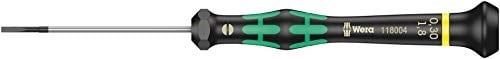Wera 05118004001 2035 Elektronikçiler için Düz Tornavida, 0.30 x 1.8 x 60 mm - Seçenekler: 0.20 x 1.2 x 40 mm, 0.30 x 1.8 x 60 mm